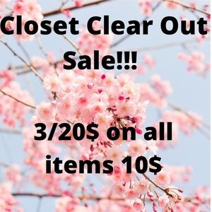 SALE ~ 20$ ~ PICK 3